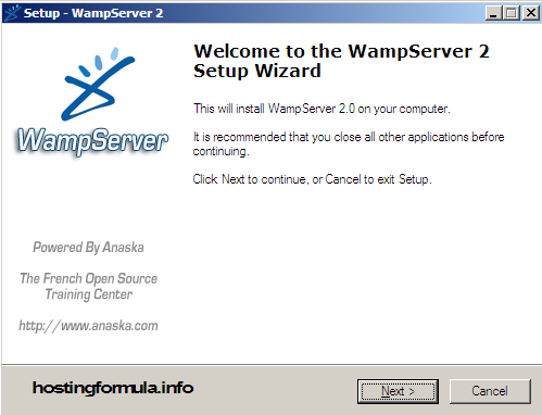 install_wamp_home_server