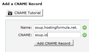 login to cpanel and add cname record