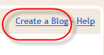 create a blog on blogger