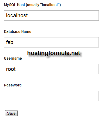 Step by step Install Fresh Store Builder on Localhost : enter database information