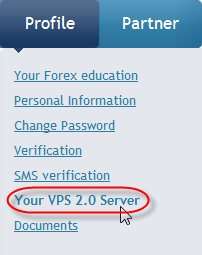 free forex vps link from profile