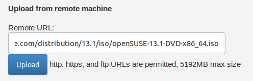 install OpenSUSE 13.1 Server in VPS using custom iso - prepare iso file location